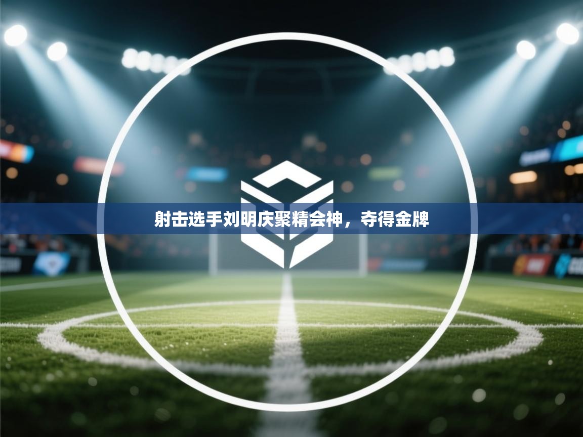 射击选手刘明庆聚精会神，夺得金牌